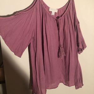 Forever 21+ cold shoulder blouse